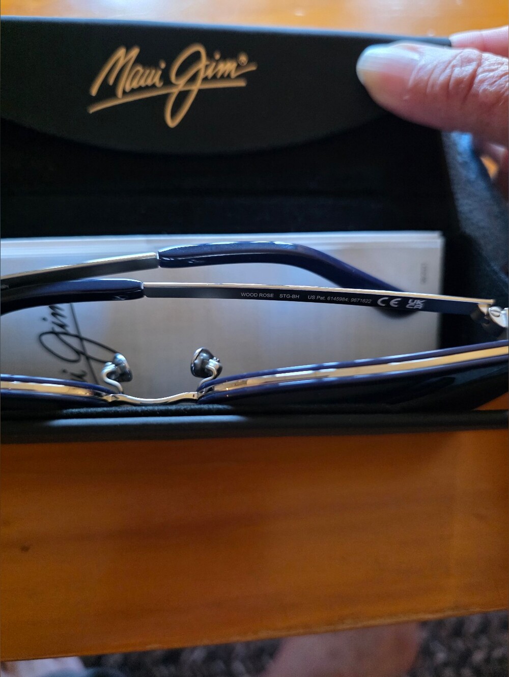 Maui Jim Wood Rose B870-03 Sunglasses New - Picture 8 of 11
